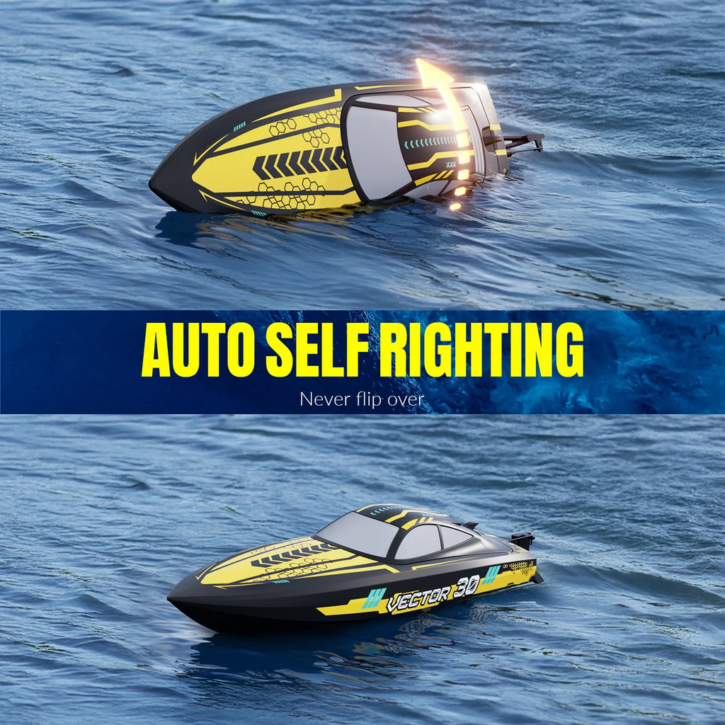 RC Boat 2.4G Full Proportional Remote Control Racing Boat Model Waterproof in Pool RC Ship Toys
