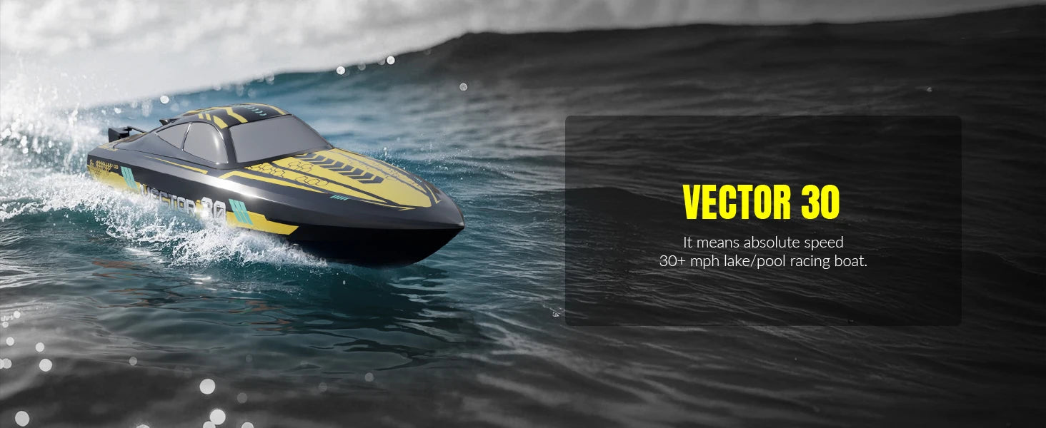 RC Boat 2.4G Full Proportional Remote Control Racing Boat Model Waterproof in Pool RC Ship Toys