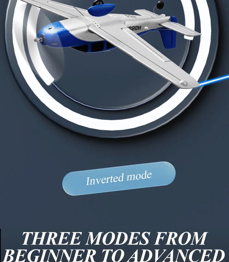 QIDI580 Stunt RC Glider Plane 4CH 2.4G Remote Control Brushless Aircraft EPP Foam Fixed Wing Airplane Model Toys for Children