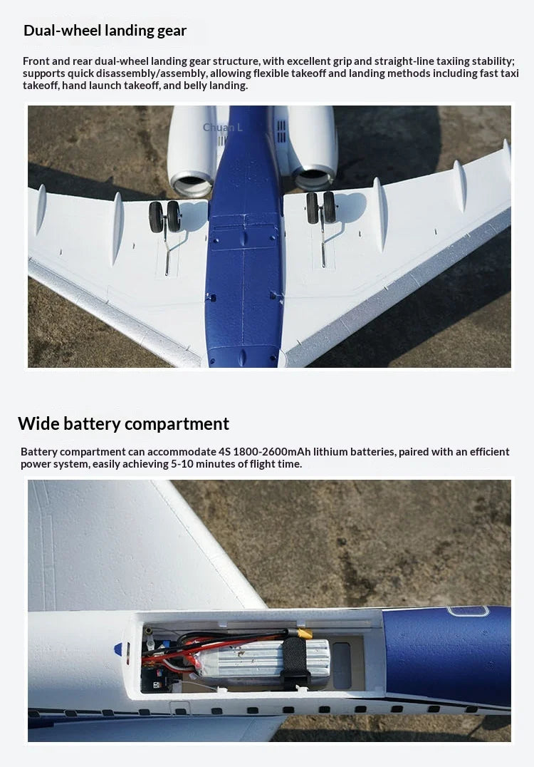 In Stock Xfly Electric Rc Airplane Dual 40mm-J65 Business Jet Fixed Wing Outdoor Scale Model For Adult Rc Hobby Enthusiasts