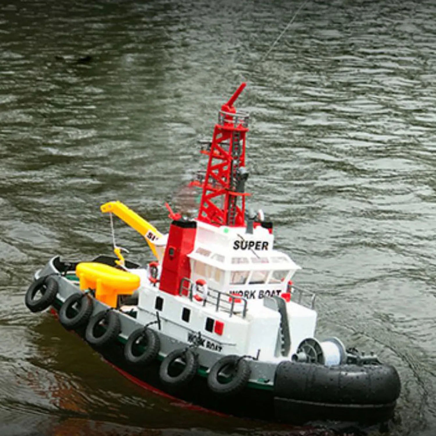 2.4G Heng Long RC Boat Fire Fighting Water Spray Ship Remote Control Assembled Model Servo Motor Toy Gift for Boys TH23785