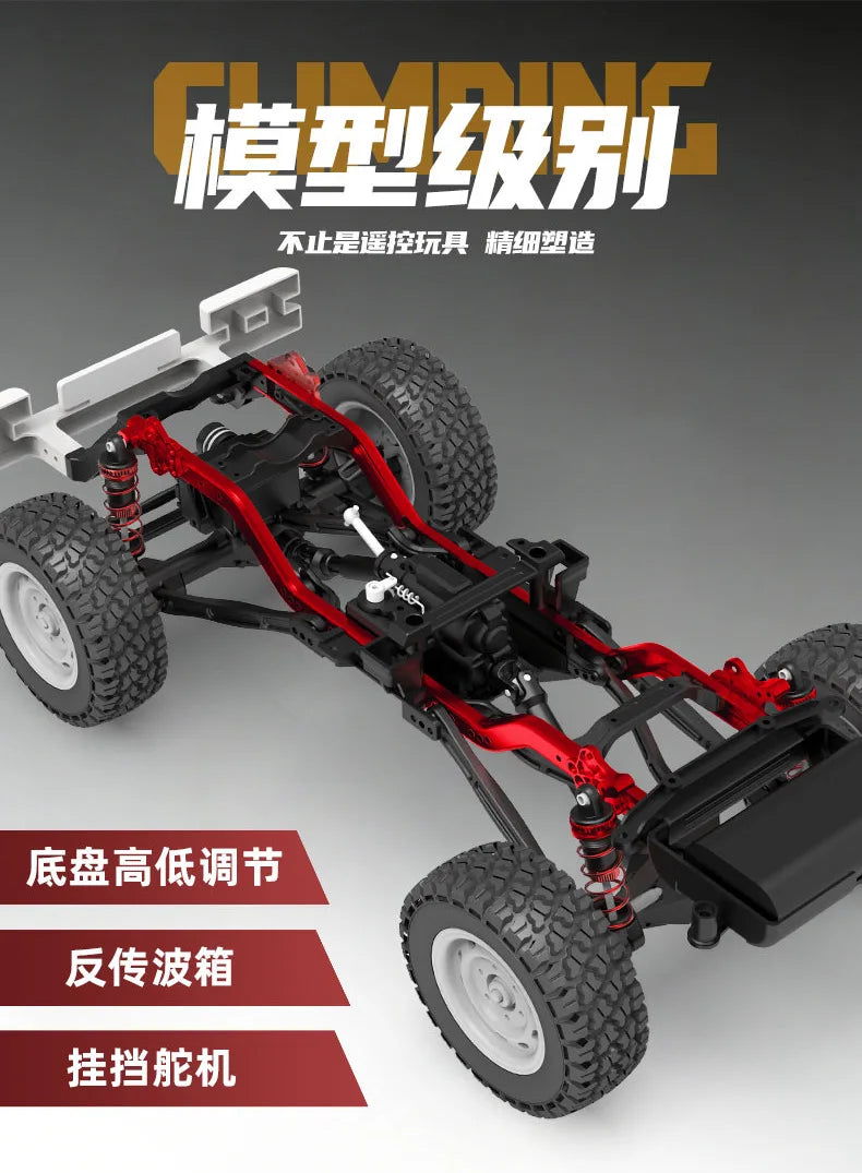 New 1:10 Full Scale Pickup 4X4 Professional Remote RC Defender Simulated Off-Road Climbing Vehicle RC CAR