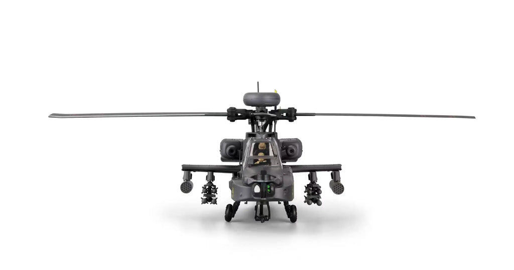 RC Helicopter C170 1:48 RC ERA Apache Remote Control Armed Helicopter Optical Flow Positioning 6CH Brushless Aircraft Model Toy