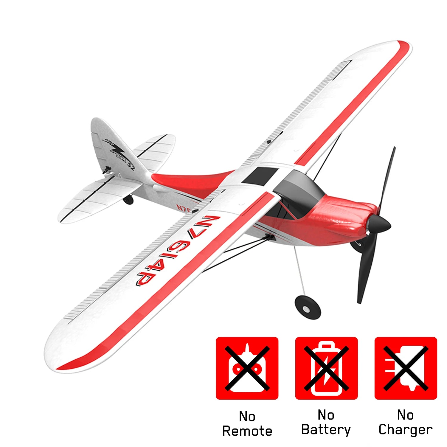 Volantex EPP P51D Mustang /BF109/P40/Zero PNP Plane 2.4G 4-CH 6-Axis One-key Aerobatic Warbird Mini Plane NO Remote
