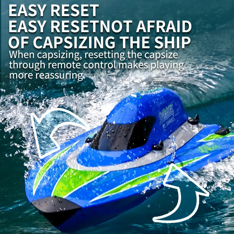 TX766 Brushless RC Boat 40km/h High Speed Big Power Waterproof Electric Toy Boat Model Low Battery Reminder Metal Rudder Gifts