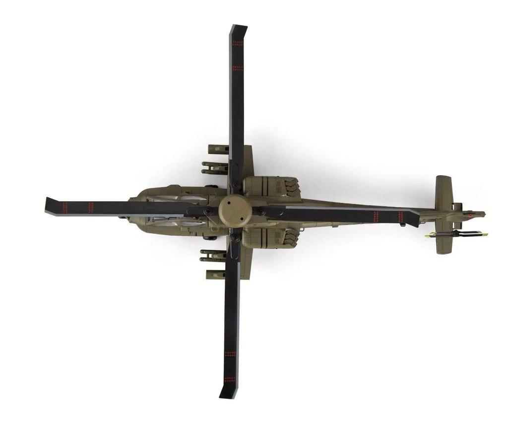 RC Helicopter C170 1:48 RC ERA Apache Remote Control Armed Helicopter Optical Flow Positioning 6CH Brushless Aircraft Model Toy