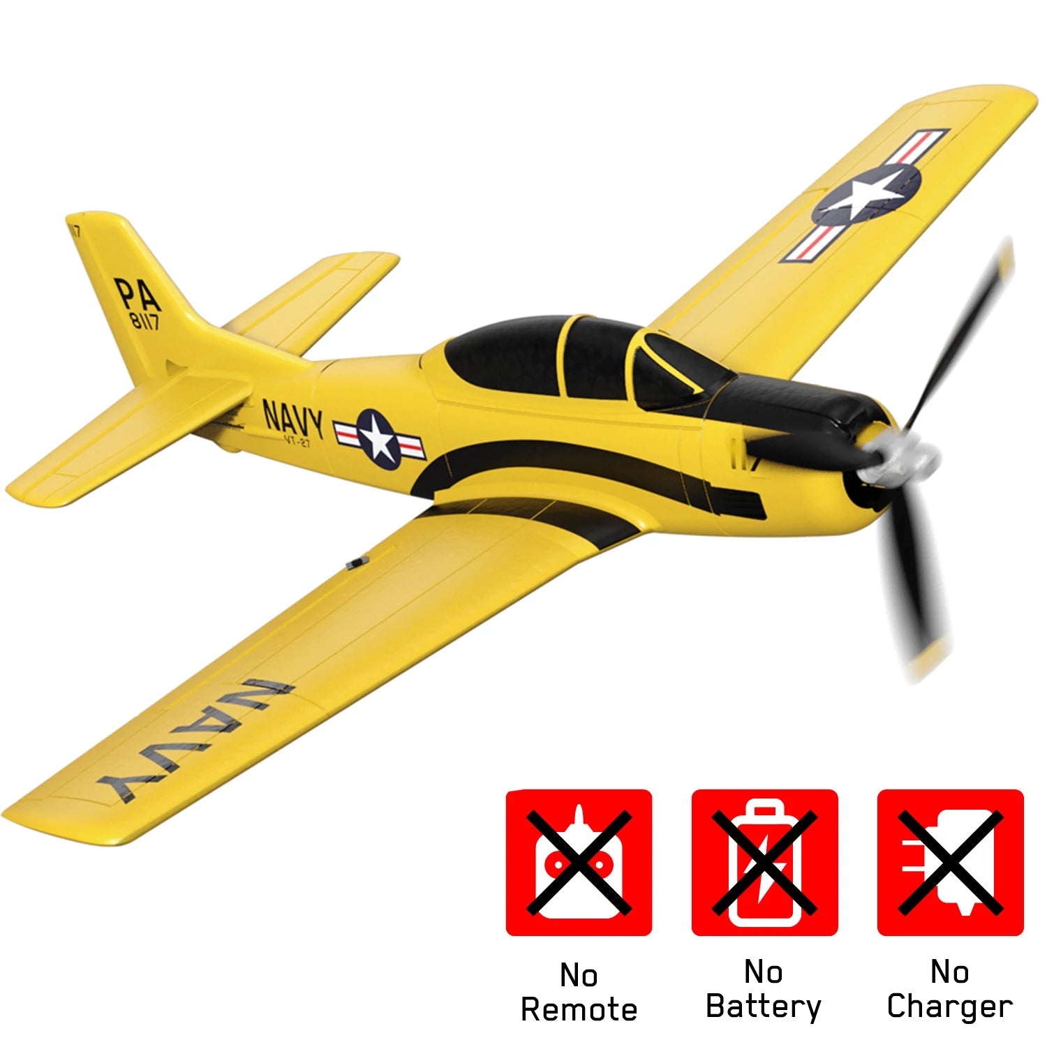 Volantex EPP P51D Mustang /BF109/P40/Zero PNP Plane 2.4G 4-CH 6-Axis One-key Aerobatic Warbird Mini Plane NO Remote