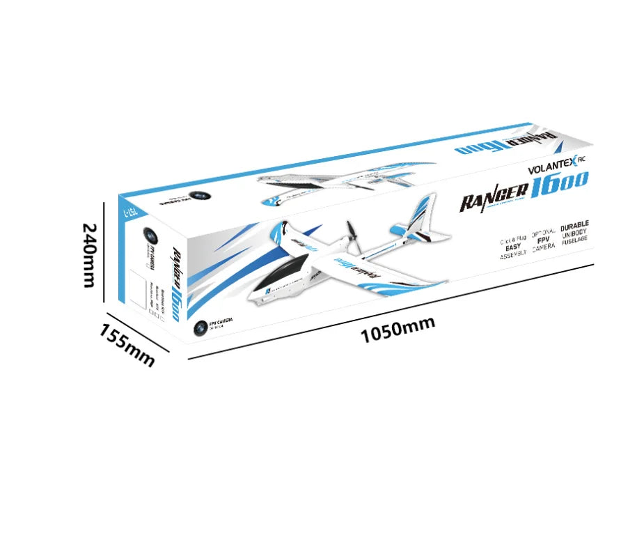 Volantexrc Ranger V757-7 Rc Plane 1600mm Wingspan EPO 4CH Rc Glider Fpv Aircraft Rc Airplane Rc Model 75707 Pnp For Boys Gifts