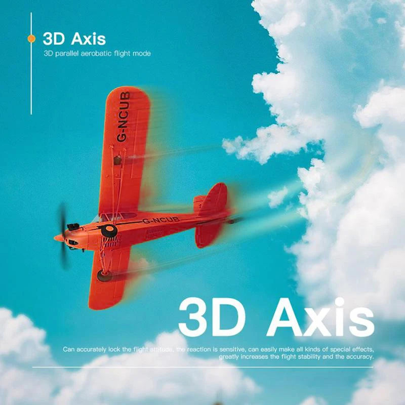 News Park10 J3-CUB RC Airplane RTF EPP RC 1406 Brushless Motor WLtoys A160 Upgrad 3D/6G System 650mm Wingspan Kit For Adult Gift