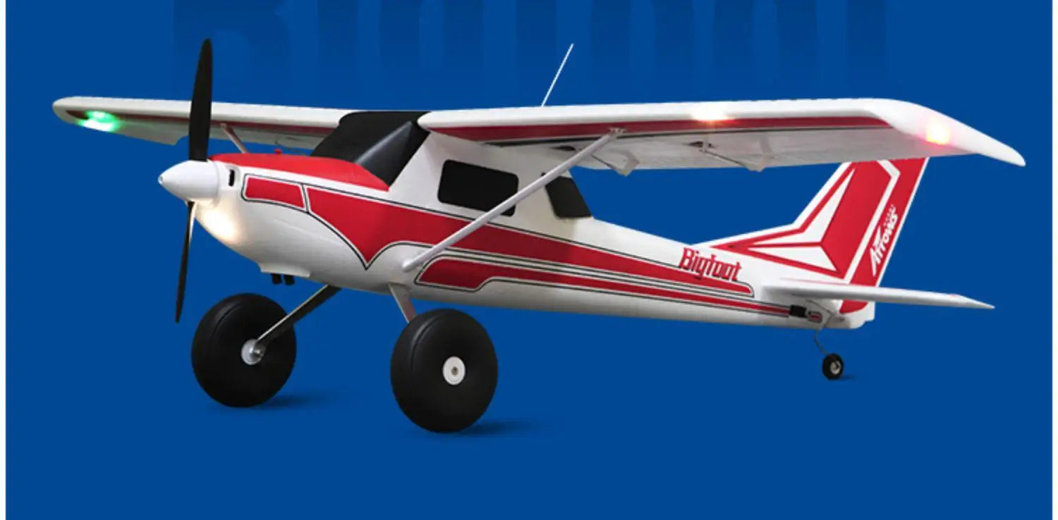 Blue Arrow 1300mm Bigfoot Low-Speed Entry-Level Off-Road Rc Plane Single Wing Propeller Single Engine Fixed Wing Model Aircraft