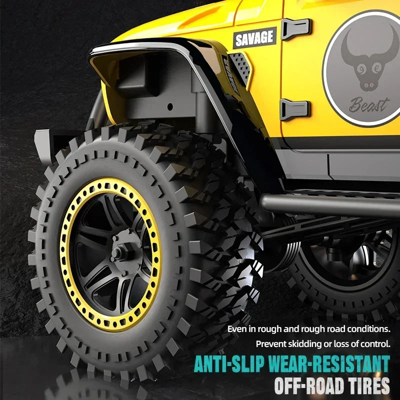 RC Climbing Car 1:20 4WD with LED Light 2.4G 20KM/H High Speed RC Climbing Vehicle Toy Gifts for Boys Girls Kids RC Stunt Car