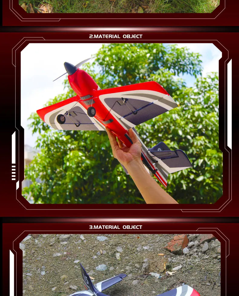 5CH FX9706 RC Plane 580MM Fixed Wing Glider 3D/6G Remote Control Aircraft 2.4G Brushless Motor Fighter Model Toys for Children