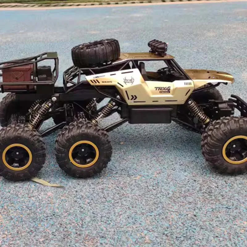 RC Car 1:12 2.4G  Alloy 6 Wheels Remote Control Car 4WD RC Off-Road Truck High Speed Electric All Terrain Climbing Toy Gift