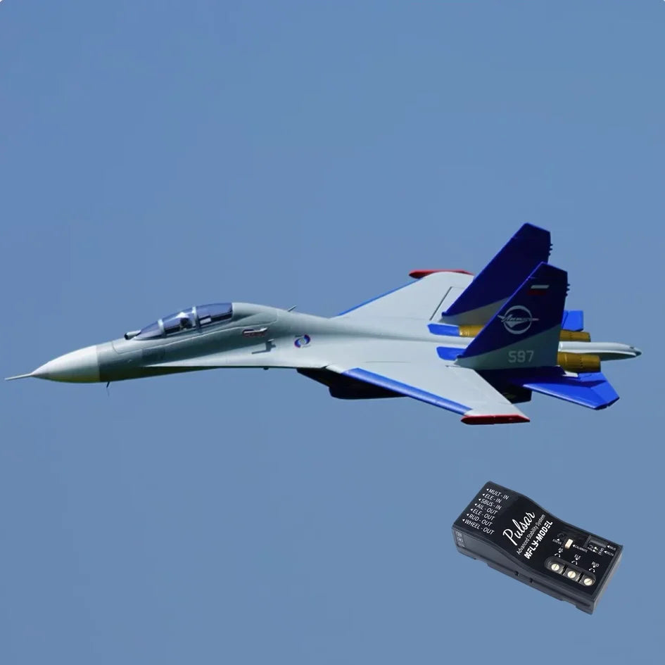 Xfly Double 50mm Su27 Twin Engine Jet Fighter Rc Plane Remote Control Assembly Fixed Wing Model