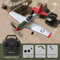 P51 Mustang RC Plane 2.4G 4CH 6 Axis EPP Foam 410MM Fixed Wingspan One Key Aerobatic RC Fighters Glider Toys Gifts