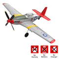 Volantex EPP P51D Mustang /BF109/P40/Zero PNP Plane 2.4G 4-CH 6-Axis One-key Aerobatic Warbird Mini Plane NO Remote