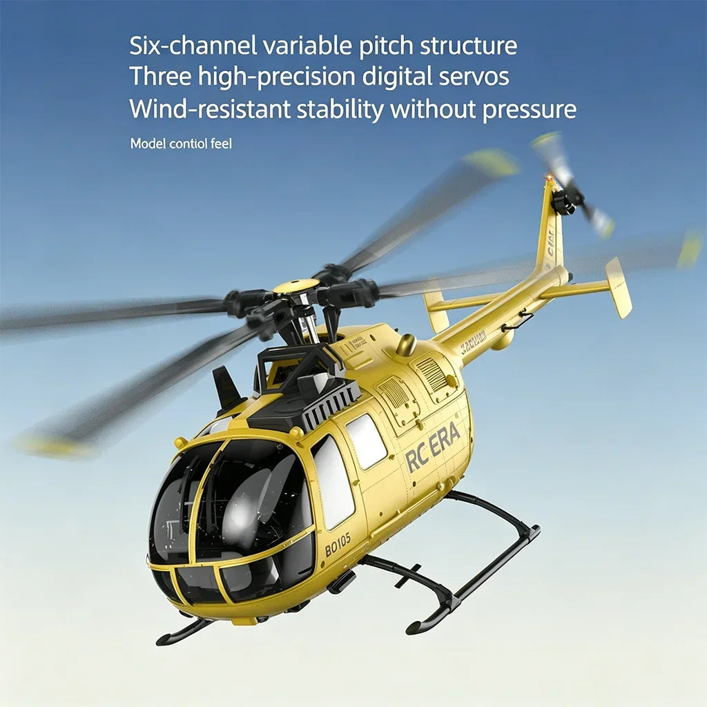RC ERA C180 RC Helicopter 2.4G 6-Aixs Gyroscope 6CH Altitude Hold Optical Flow Brushless Remote Control Helicopter Toys For Kid