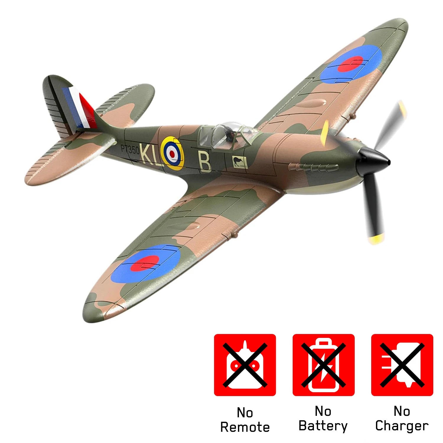 Volantex EPP P51D Mustang /BF109/P40/Zero PNP Plane 2.4G 4-CH 6-Axis One-key Aerobatic Warbird Mini Plane NO Remote