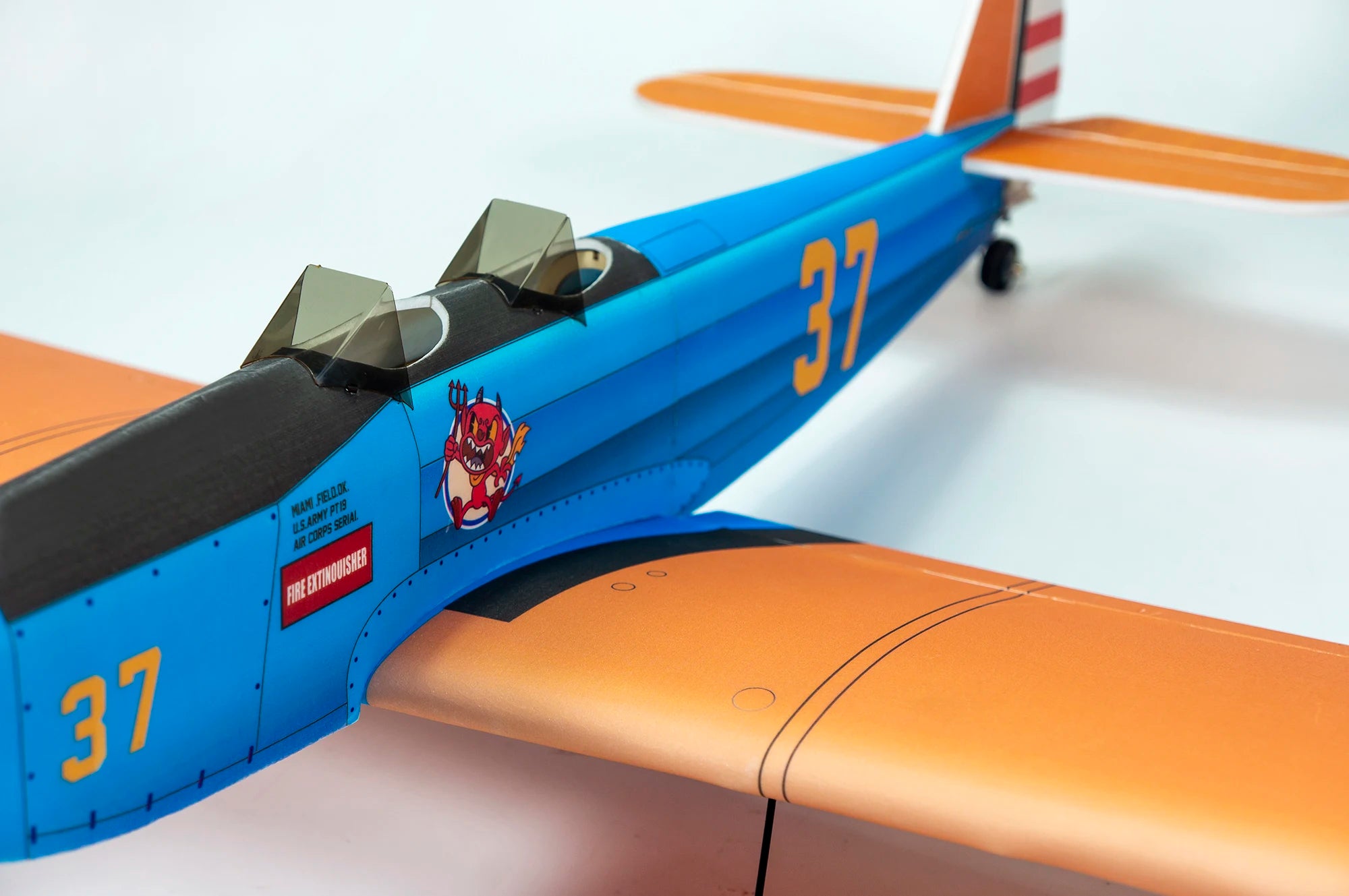 PP Foam RC Airplane Model Plane E40 900mm(35") Wingspan PT-19 Fairchild Remote Control Airplane Electric RC Aircraft Outdoor Toy