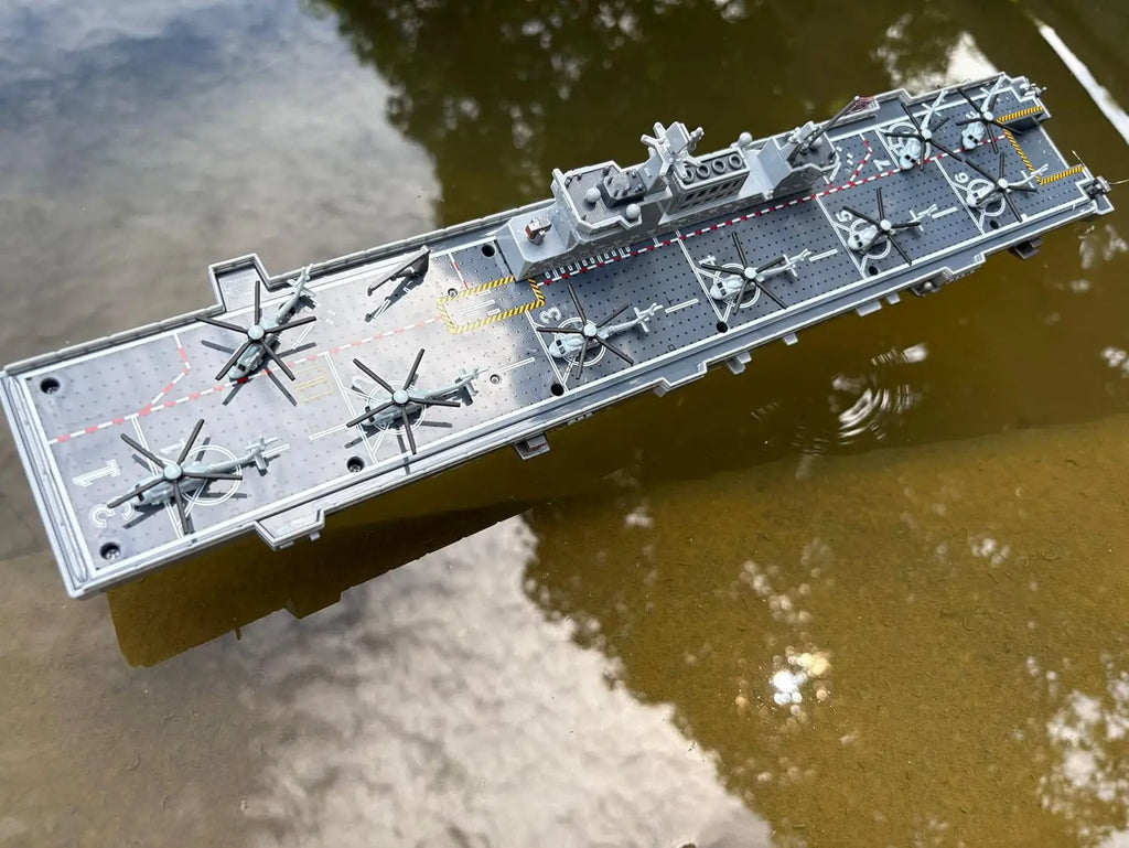 1:275 Scale 31 Inch Large Remote Controlled Warship Battleship Rc Ship On Lakes Pools Rivers Exhibits Models For Kids Boys A