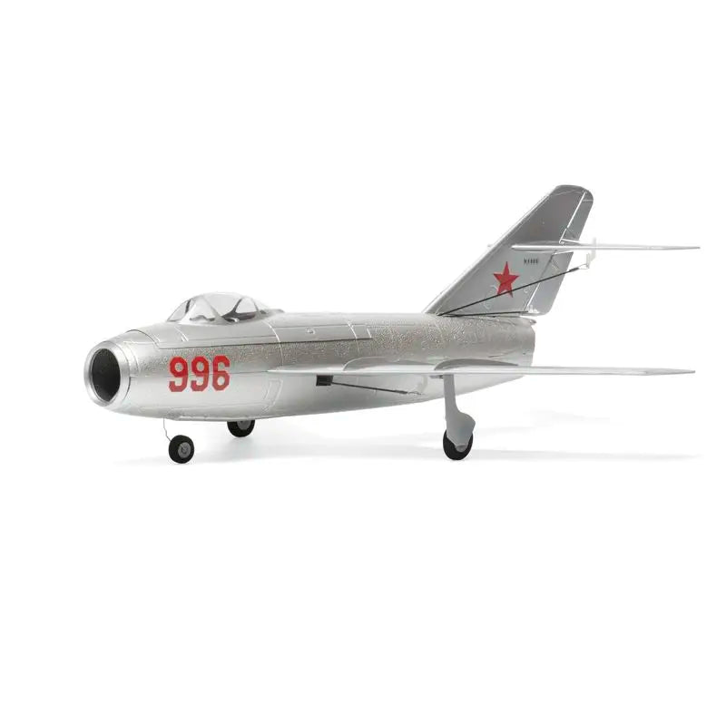 MinimumRC Mig 15 Micro Scale RC Jet 30mm Ducted Fan 2S Gyro Self Stabilization Aircraft For Outdoor RC Flight Hobby Enthusiasts