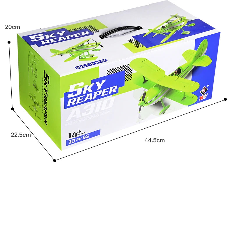 WLtoys A310 RC Plane Glider 2.4G 4CH Brushless Motor Dual Wings Radio Controlled Airplane 3D/6G EPP RC Model Toys For Kid Gift