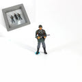 New 1/72 German Soldier 2Person Soldier Group 1 Commander Miniature Doll Set Model DIY Scene With Hand-Painted Figurine Toys