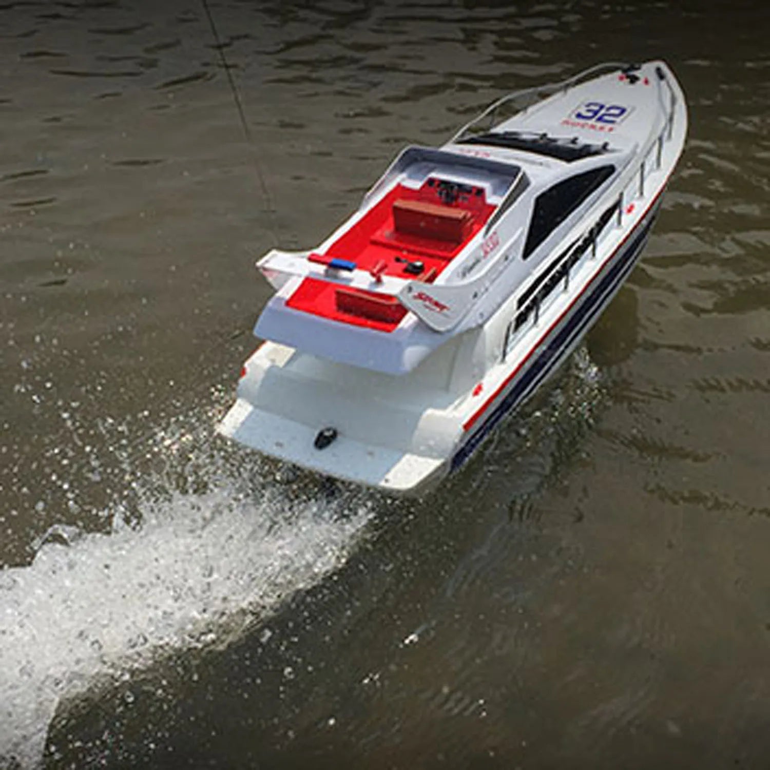 Heng Long RC Racing Boat 2.4G Remote Control High-Speed Luxury Yacht Ship Model With Waterproof Design For Pool Lake Use