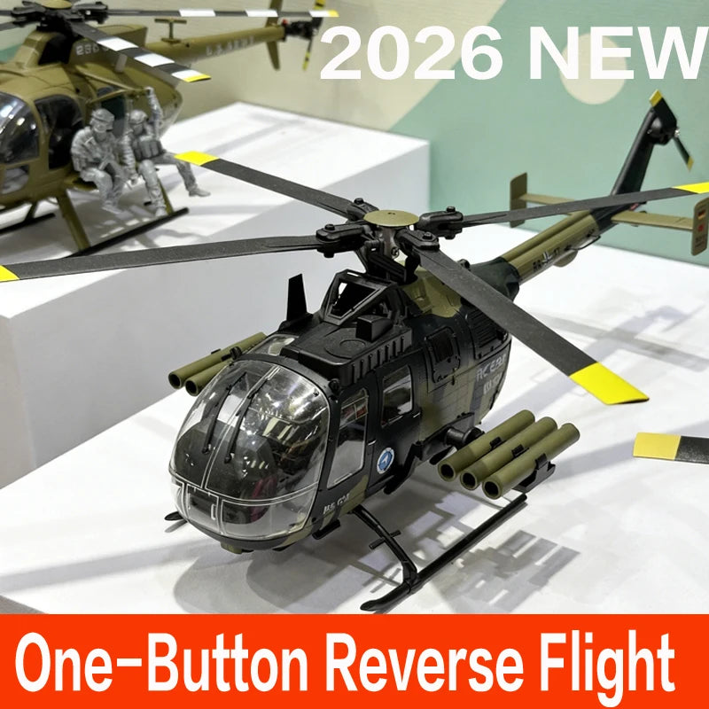 RC ERA 1:25 C180 RC Helicopter BO105 6CH Brushless with Optical Flow Positioning 3D Stunt Single Propeller No Aileron Plane Toys