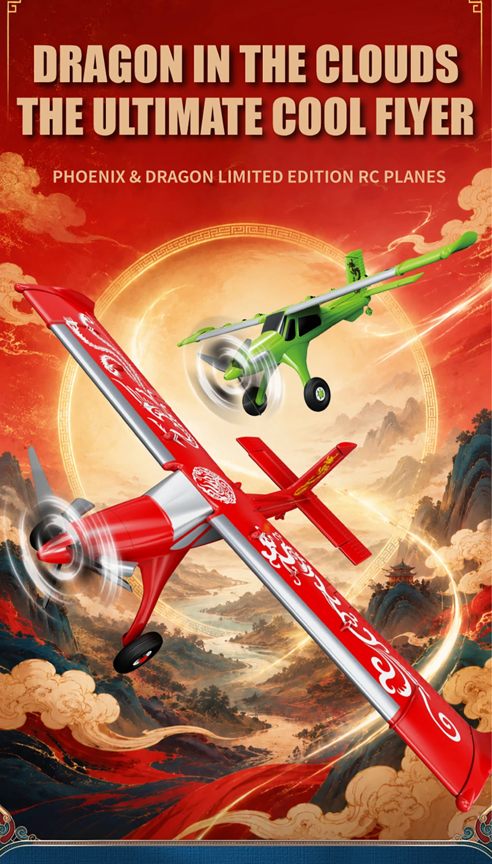 9IMOD RC Fixed Wing Plane 1/22 Scale MF-X7 3 Flight Modes EPP Brushless RTF Aircraft