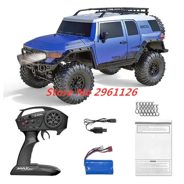 47CM Large RC Climbing Car 4WD 2.4G 1:10 Full Scale Multi-terrain Driving Remote Control Car Full Proportional Rock Crawler Toy