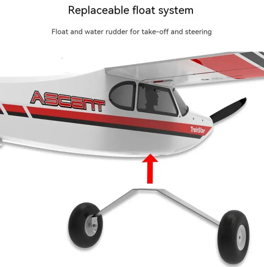Volantex RC V74708 TrainStar Ascent 747-8 1400mm Wingspan EPO Trainer Aircraft RC Airplane Beginner Plane KIT set or PNP set