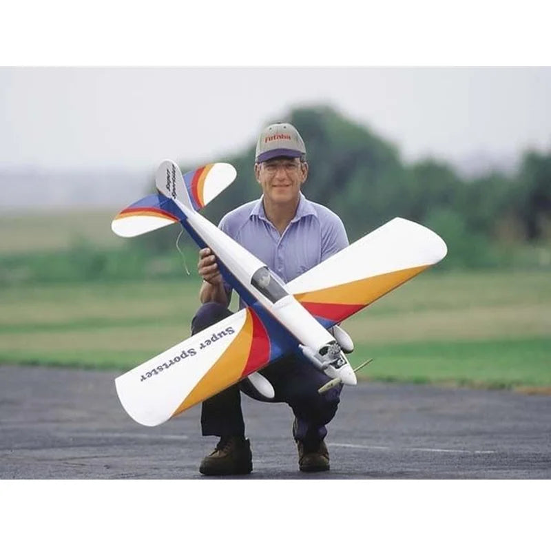 Great Planes Super Sportster 40 ARF Low Wing Sport Trainer RC Plane Pre Covered Wooden ARF Hobby Airplane for Beginner Pilots