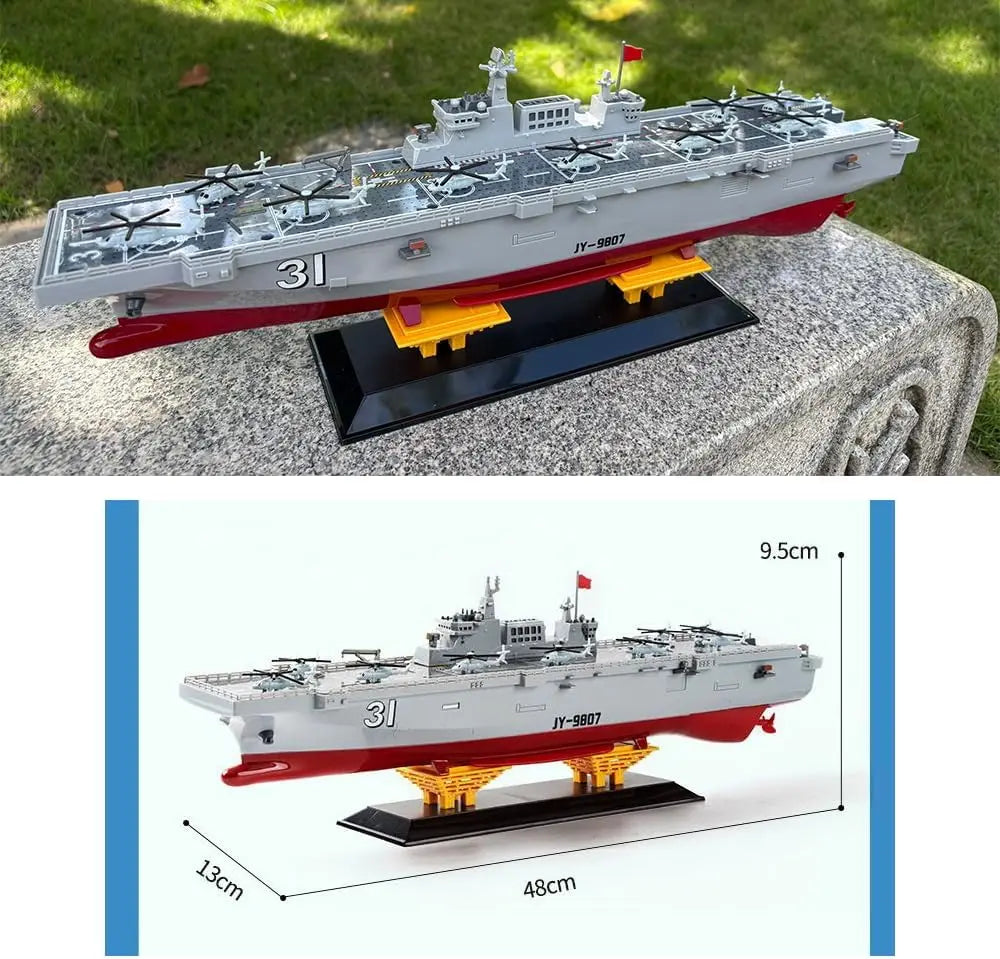 1:275 Scale 31 Inch Large Remote Controlled Warship Battleship Rc Ship On Lakes Pools Rivers Exhibits Models For Kids Boys A
