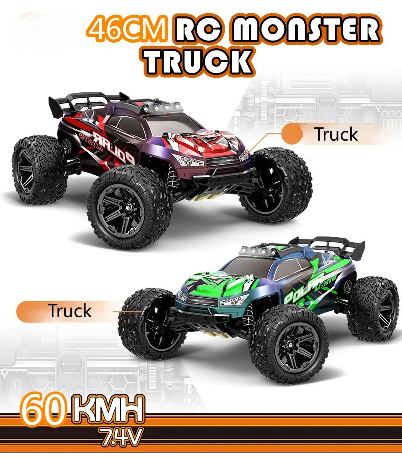 1:8 Large Size RC Car 60KM/H High-Speed RC Drift Racing Car 2.4G Super Shock Absorber RC Truck Car Toys  Model Adults Gifts