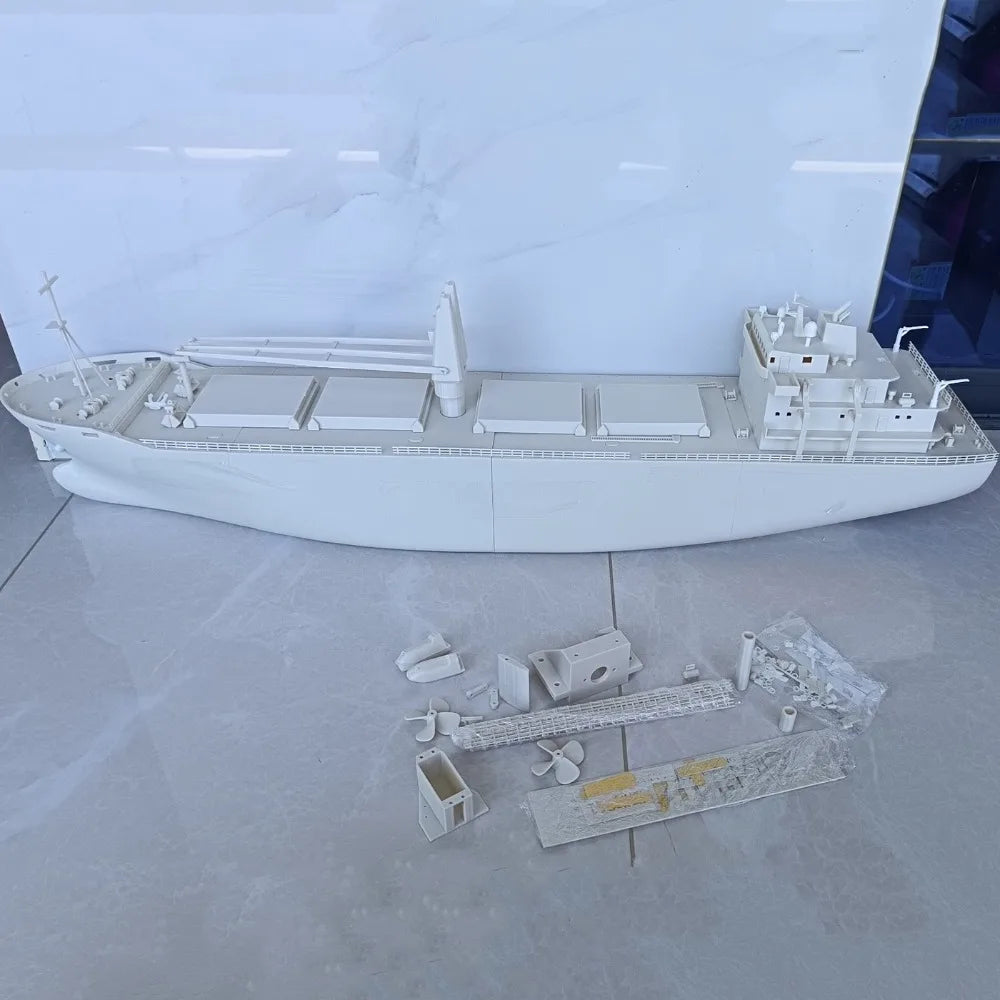 RC Boat 100cm Simulation Remote Control Bulk Cargo Boat 3D Printing RC Boat Model Kit Adult Toy