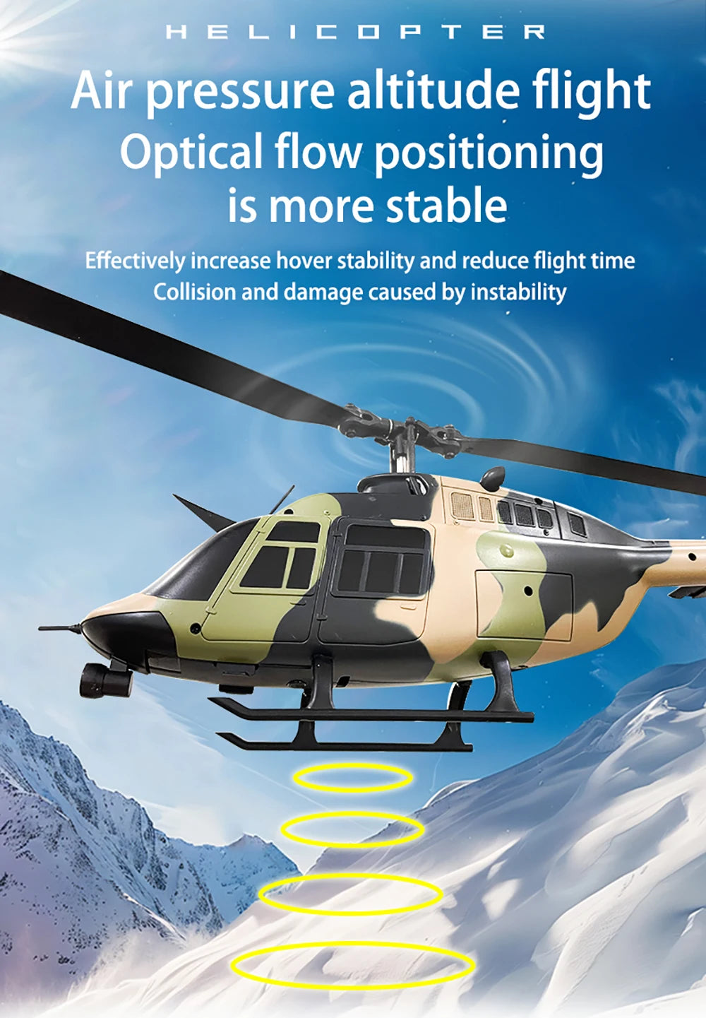 RC ERA RC Helicopter 1:33 Bell-206 Aircraft C138 6CH  6-axis Gyro Remote Control Plane