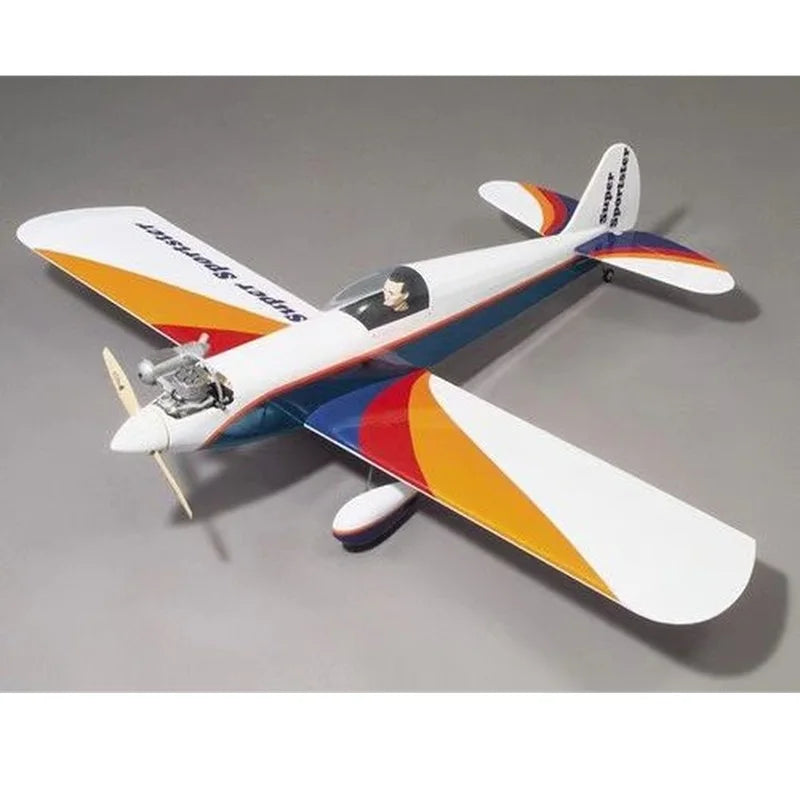Great Planes Super Sportster 40 ARF Low Wing Sport Trainer RC Plane Pre Covered Wooden ARF Hobby Airplane for Beginner Pilots