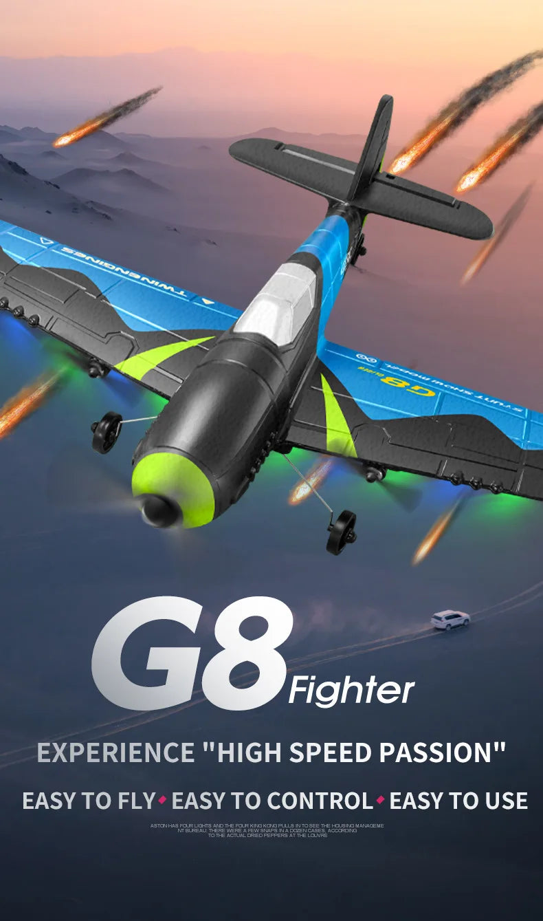 RC Plane EPP Foam Aircraft 2.4G Radio Control Glider Remote Control Plane Glider Airplane Toys for Children Kids Christmas gifts