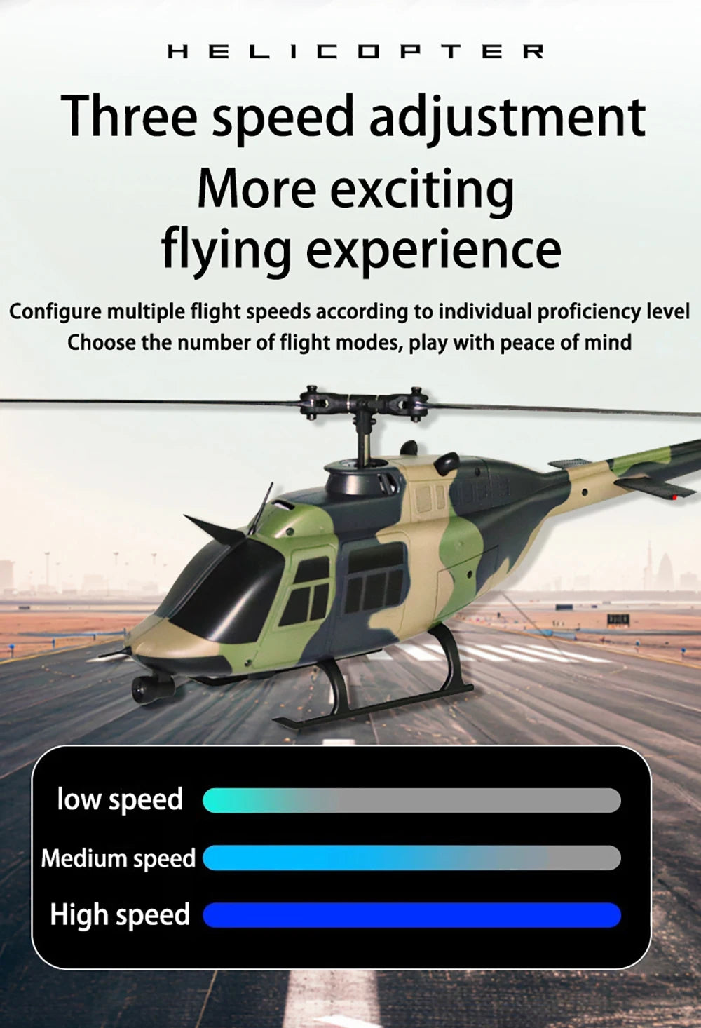 RC ERA RC Helicopter 1:33 Bell-206 Aircraft C138 6CH  6-axis Gyro Remote Control Plane