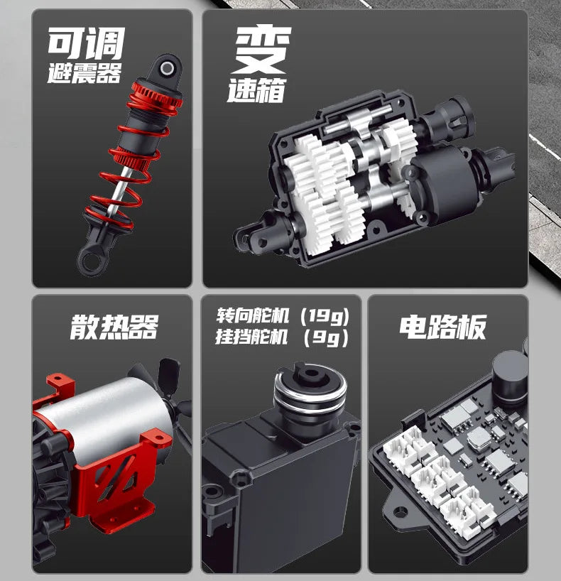 New 1:10 Full Scale Pickup 4X4 Professional Remote RC Defender Simulated Off-Road Climbing Vehicle RC CAR