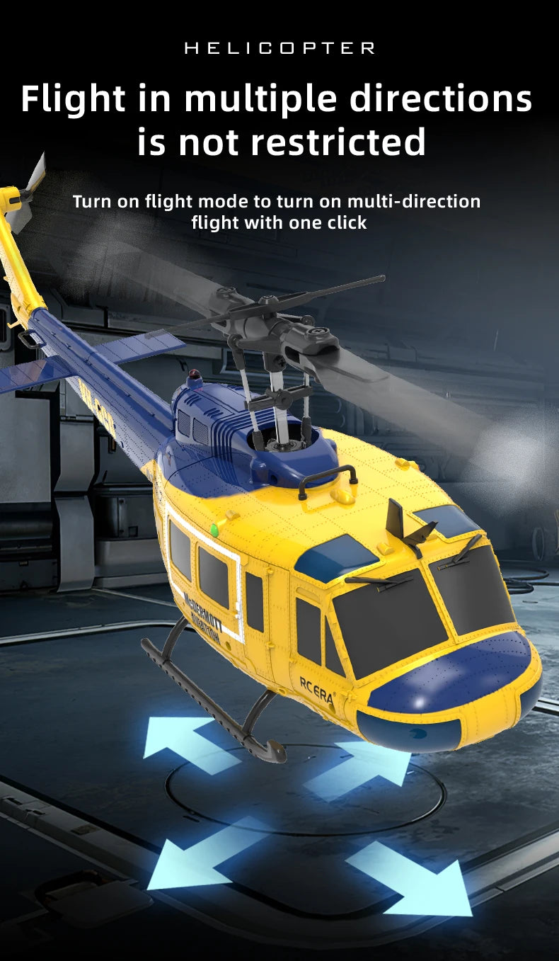 Rc Helicopter 2.4G RC Mini Plane 6CH with Camera HD 8K Wifi FPV Dron Aircraft Rc Airplane Toys for Boys Kids Adults Xmas Gifts
