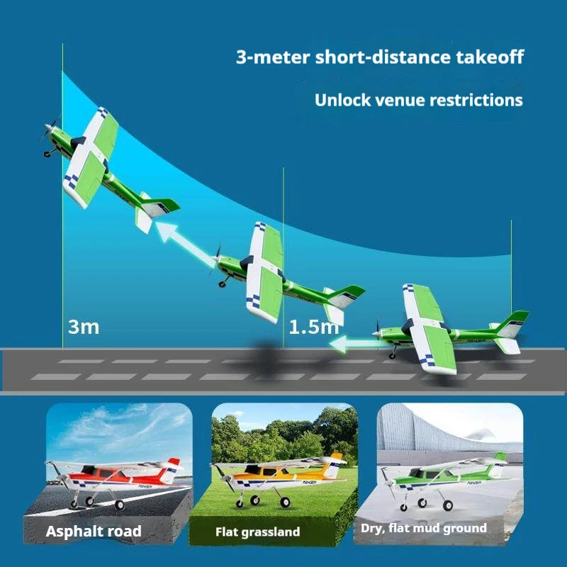 Fms Guardian Rc Fixed Wing Airplane 1220Mm Crash Resistant Beginner Training Rtf Electric Rc Plane With Flight Simulator Outdoor