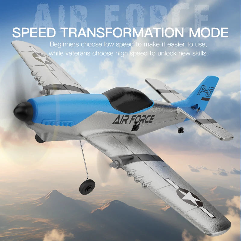 Z63  QF012 Four Channel Rc Plane 2.4G Remote Control Stunt Aircraft EPP Fixed Wing Model Foam Toy Aircraft Gift For Adults