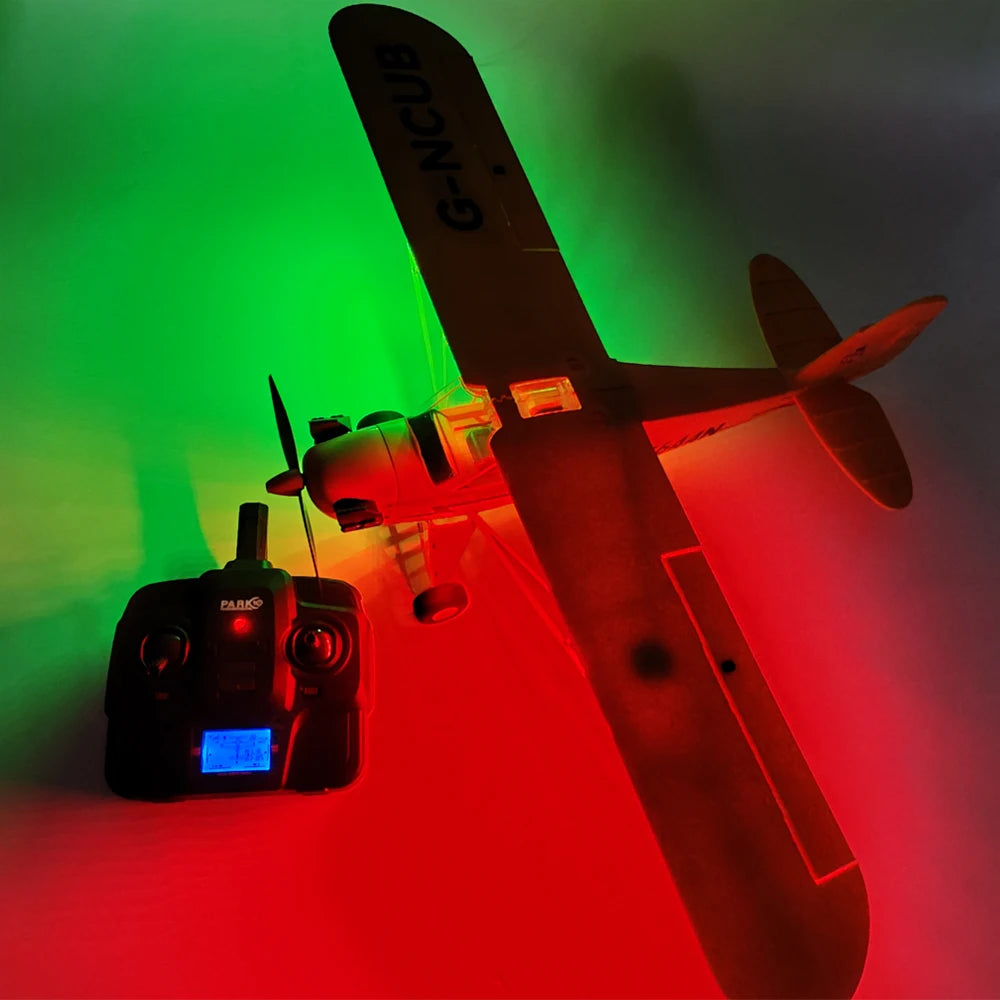 News Park10 J3-CUB RC Airplane RTF EPP RC 1406 Brushless Motor WLtoys A160 Upgrad 3D/6G System 650mm Wingspan Kit For Adult Gift