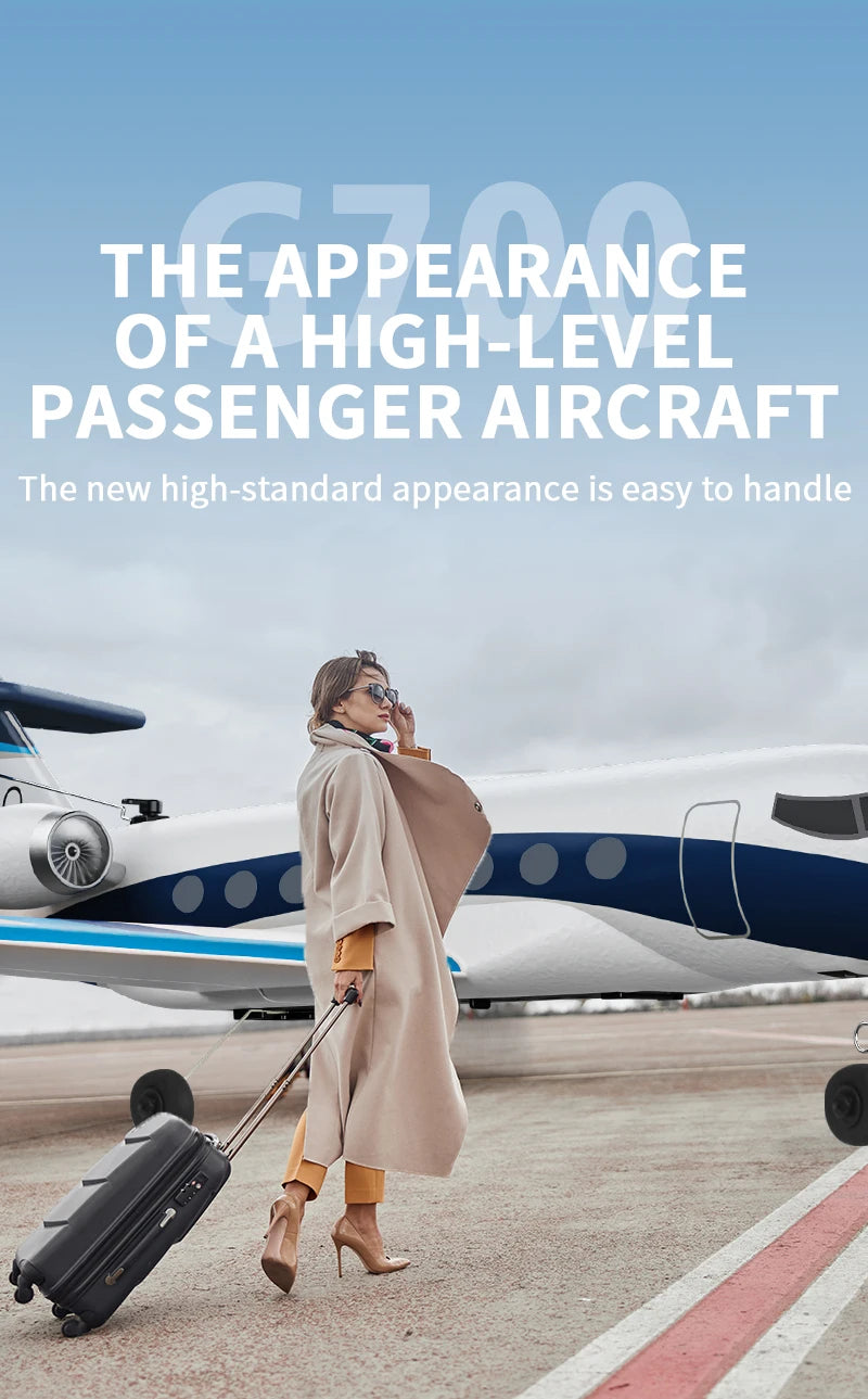 G700 Rc Plane Z67 Fixed-wing Rc Airplane Foam Toy Gulfstream 3-channel G700 Private Double Motor Control Airplane Model Gifts