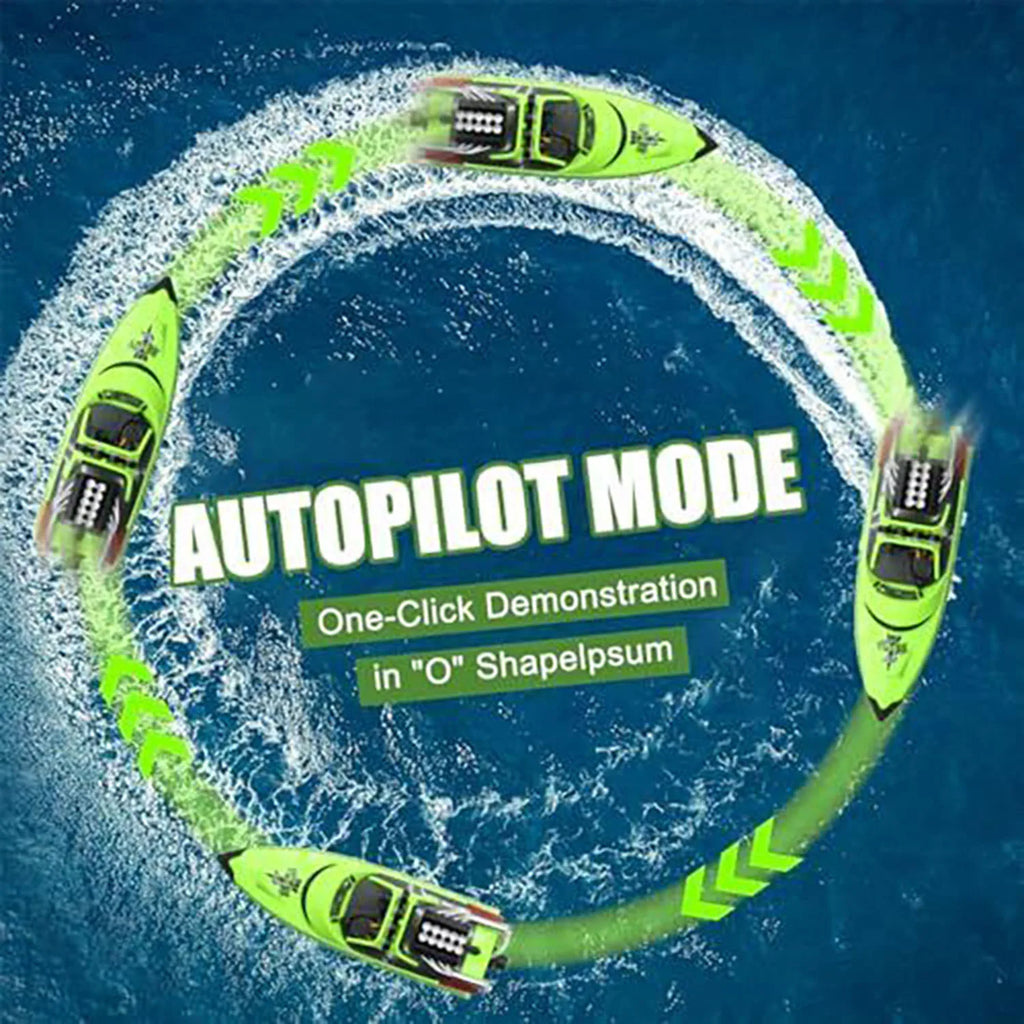 RC RTR Boat Lights Self Righting Jet Ship 2.4G Radio Control Racing Boat Model for Kids and Adults Outdoor Toys Gift for Boys