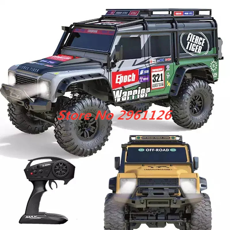 47CM Large RC Climbing Car 4WD 2.4G 1:10 Full Scale Multi-terrain Driving Remote Control Car Full Proportional Rock Crawler Toy