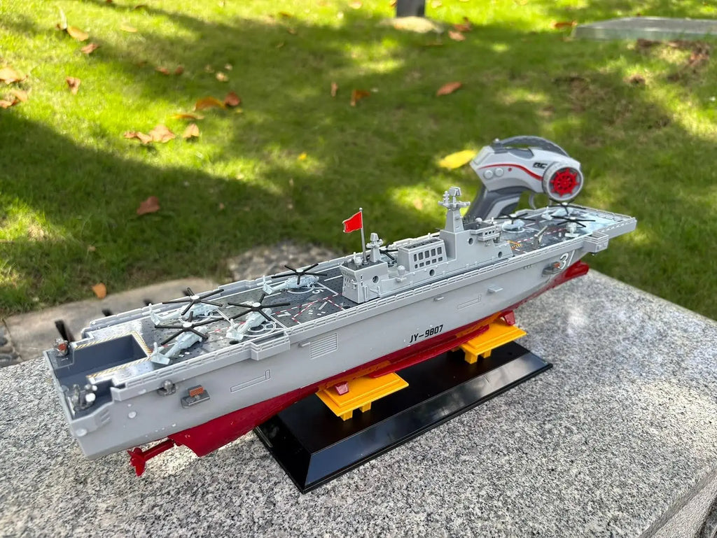 1:275 Scale 31 Inch Large Remote Controlled Warship Battleship Rc Ship On Lakes Pools Rivers Exhibits Models For Kids Boys A