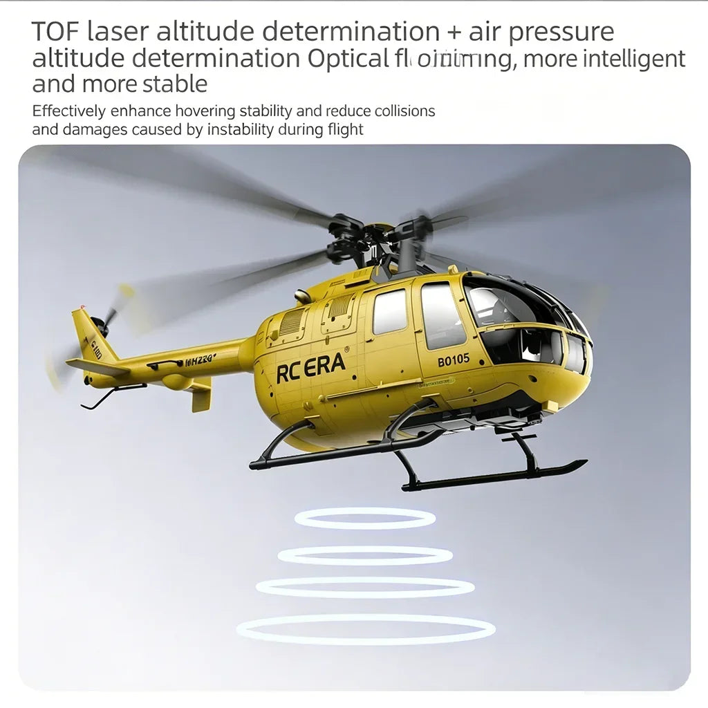 RC ERA C180 RC Helicopter 2.4G 6-Aixs Gyroscope 6CH Altitude Hold Optical Flow Brushless Remote Control Helicopter Toys For Kid